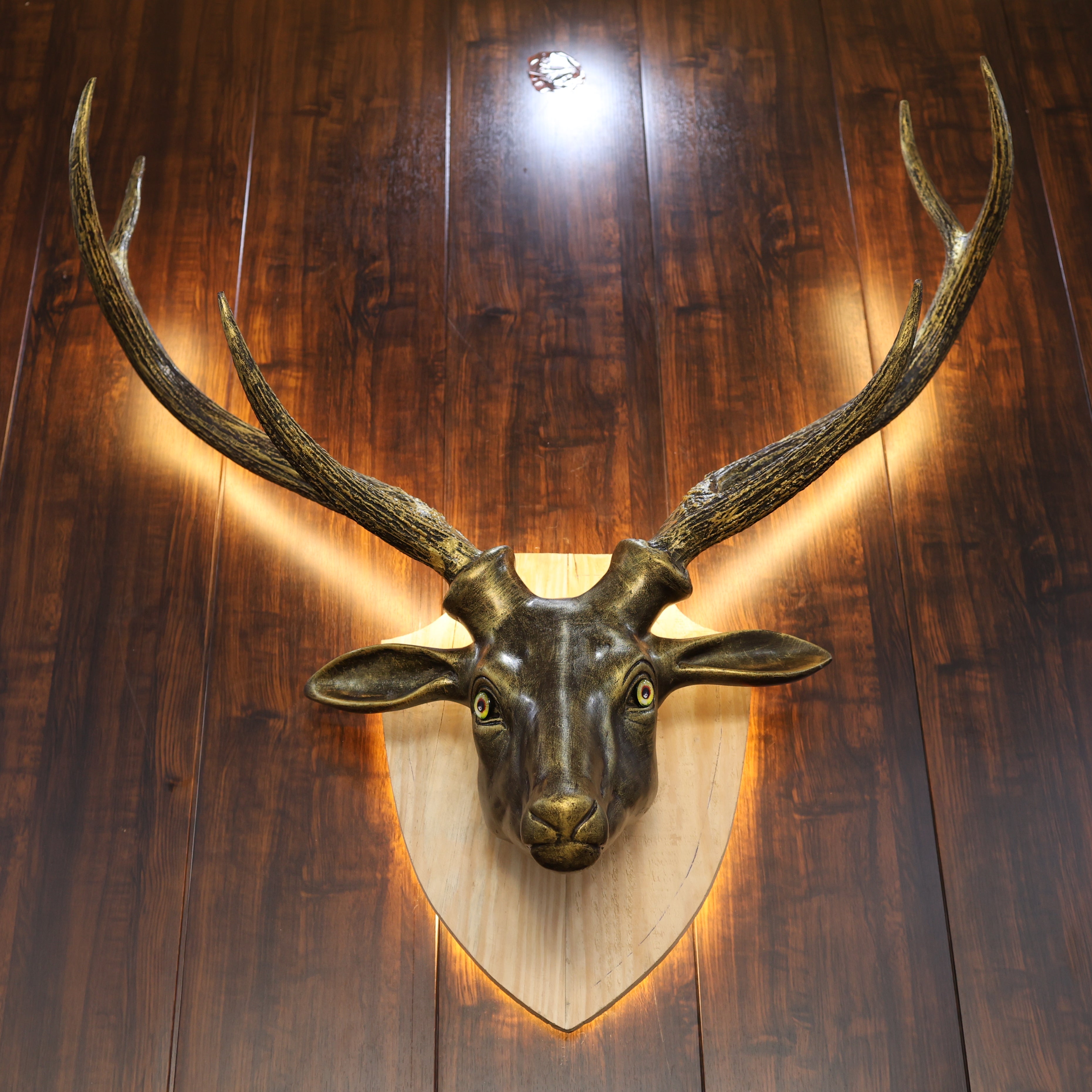 Regal Stag Wall Sculpture – Antique Bronze Edition